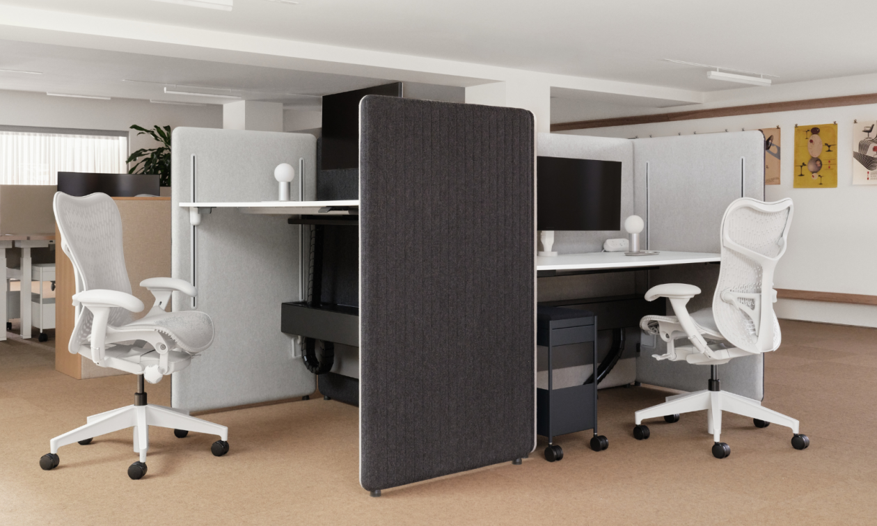 Herman Miller Expands Bound with Height-Adjustable Booths and Desking | Design Insider