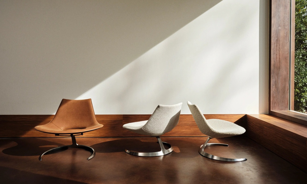 Carl Hansen & Søn reintroduces the Scimitar Chair, originally presented in 1963