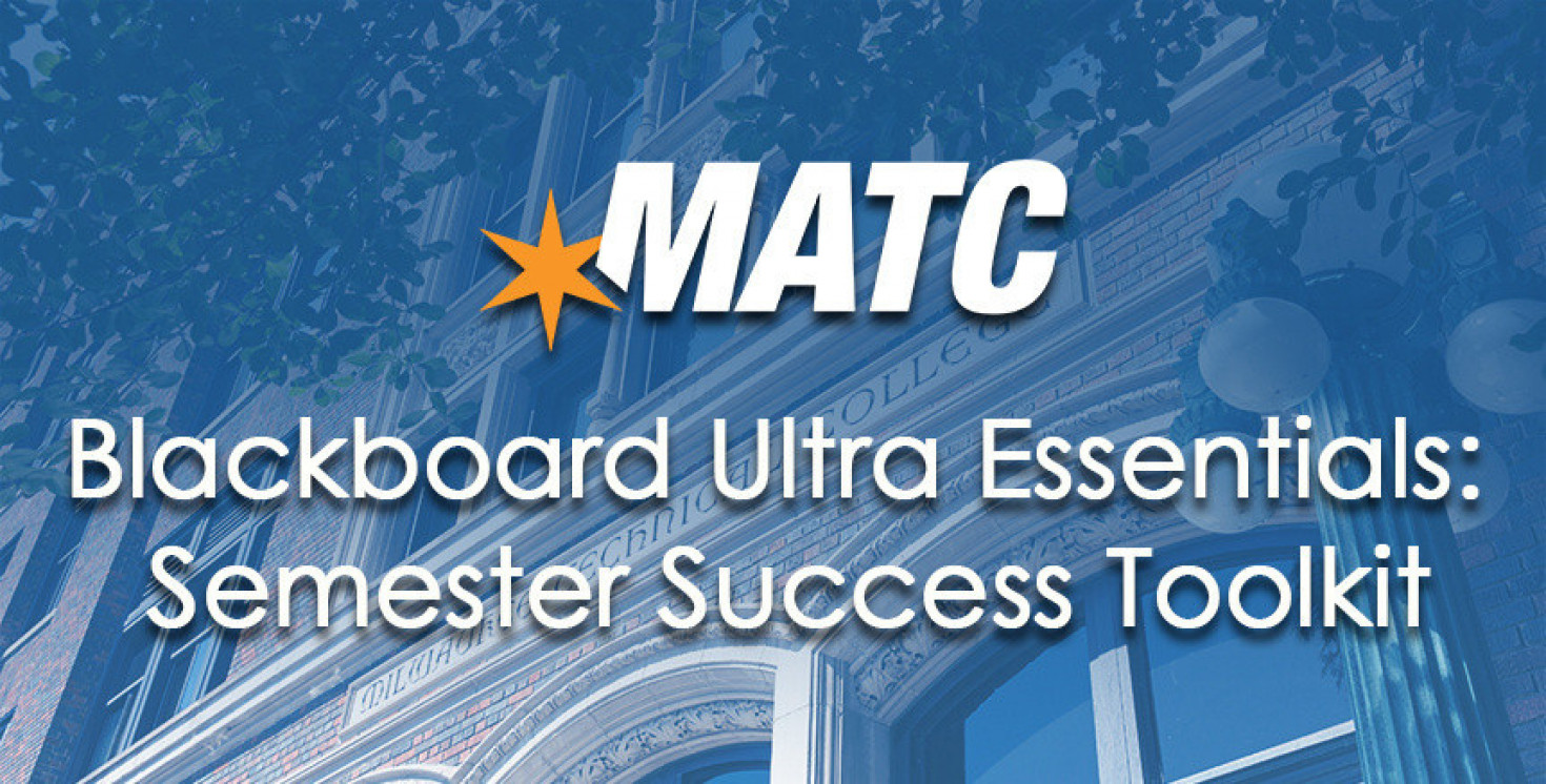 Blackboard Ultra Essentials: Semester Success Toolkit