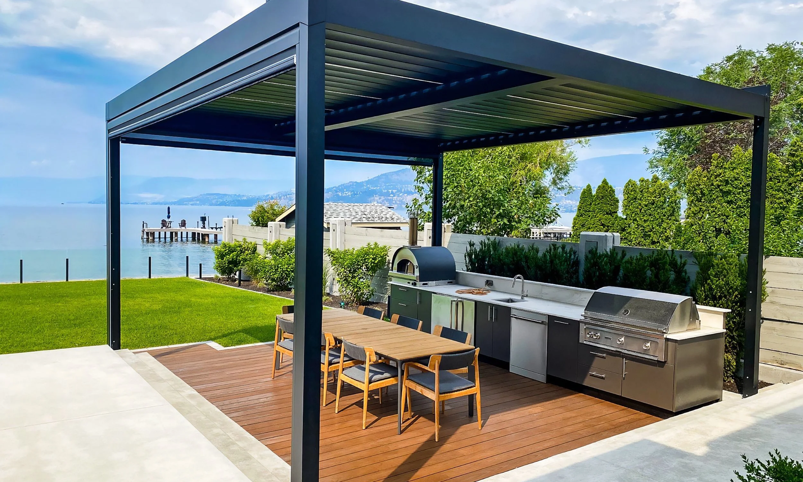 Year-Round Outdoor Comfort Comes Free with Corradi’s Alba Pergola — officing.