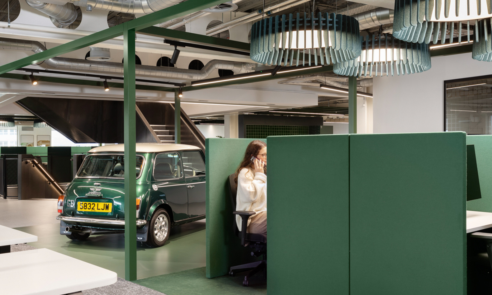 You can't park there: Autotrader Manchester kicks workplace branding into gear | Mix Interiors