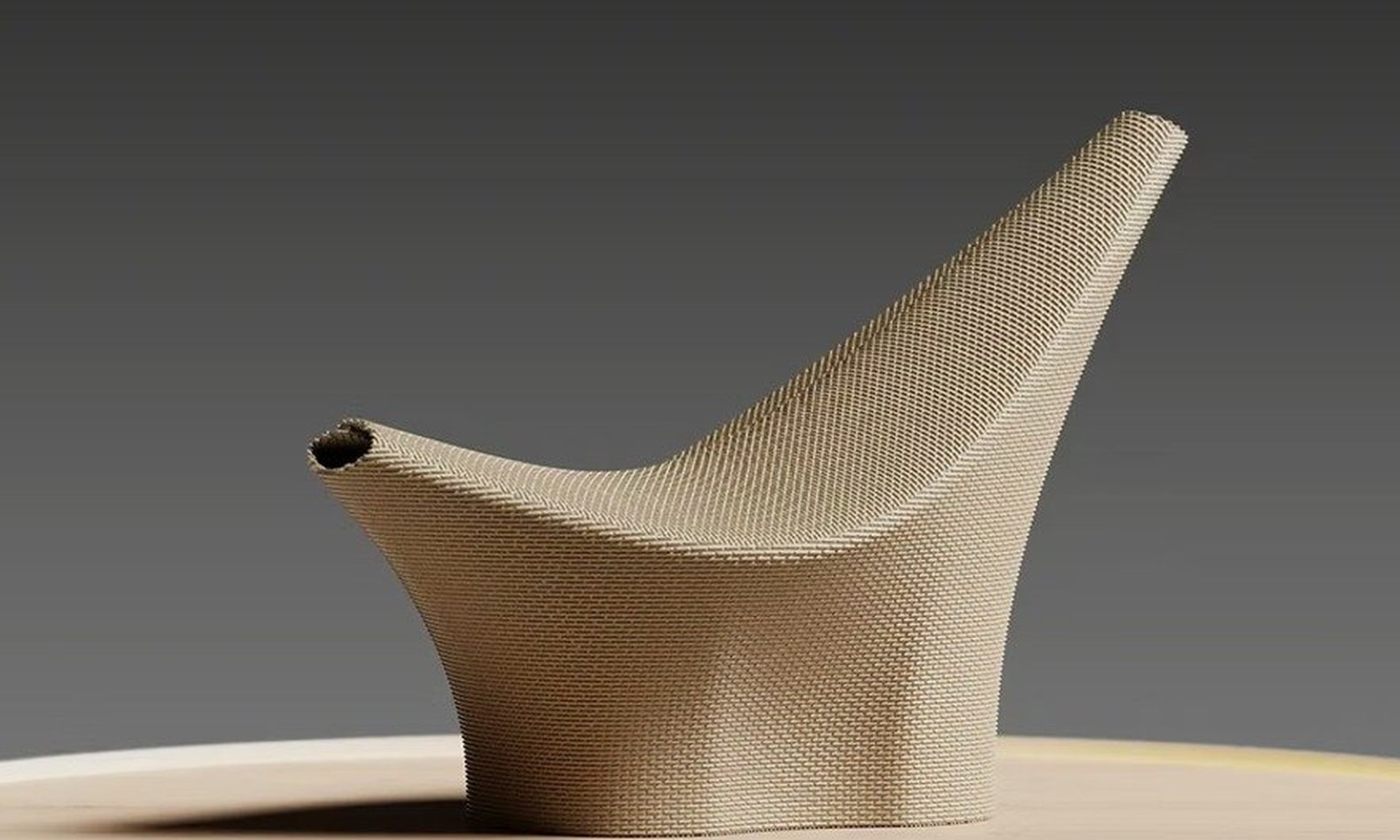 Decibel's Circular-Material 3D Printed Chair  - Core77