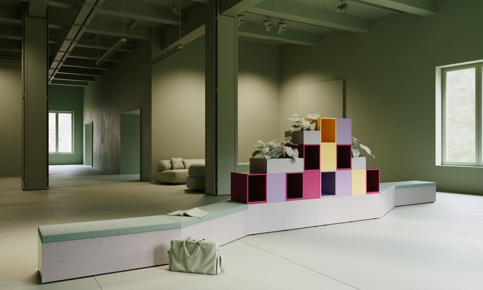 Three H Introduces Sutton: The Zoning System. No Walls Required. - officing.