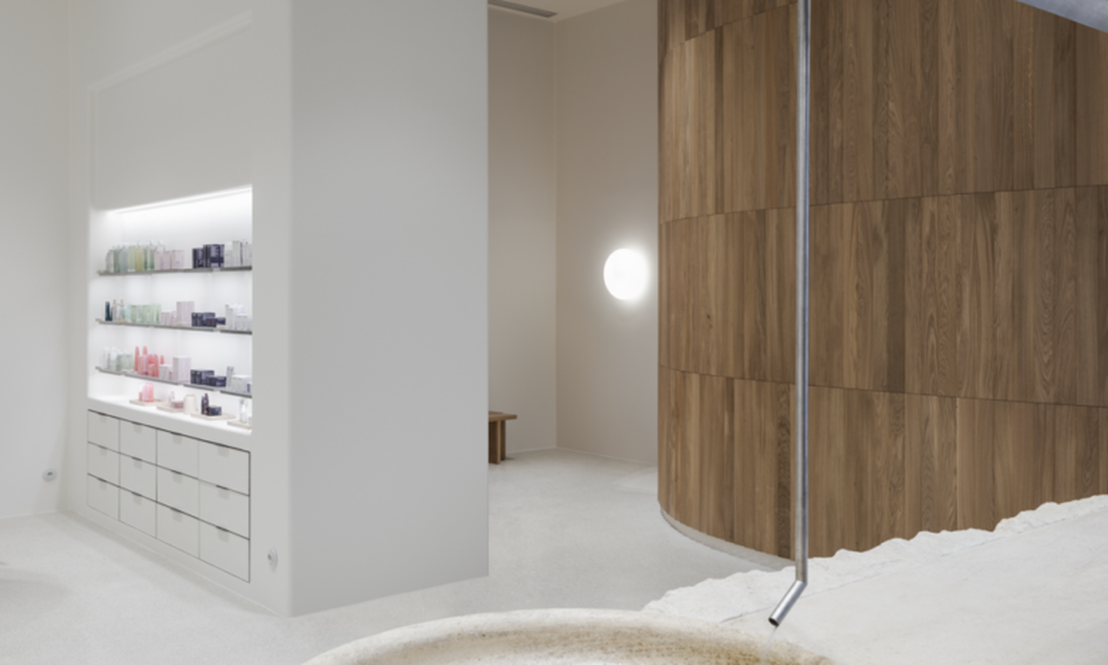 This ciguë-designed Caudalie Paris HQ embodies self-care | Mix Interiors