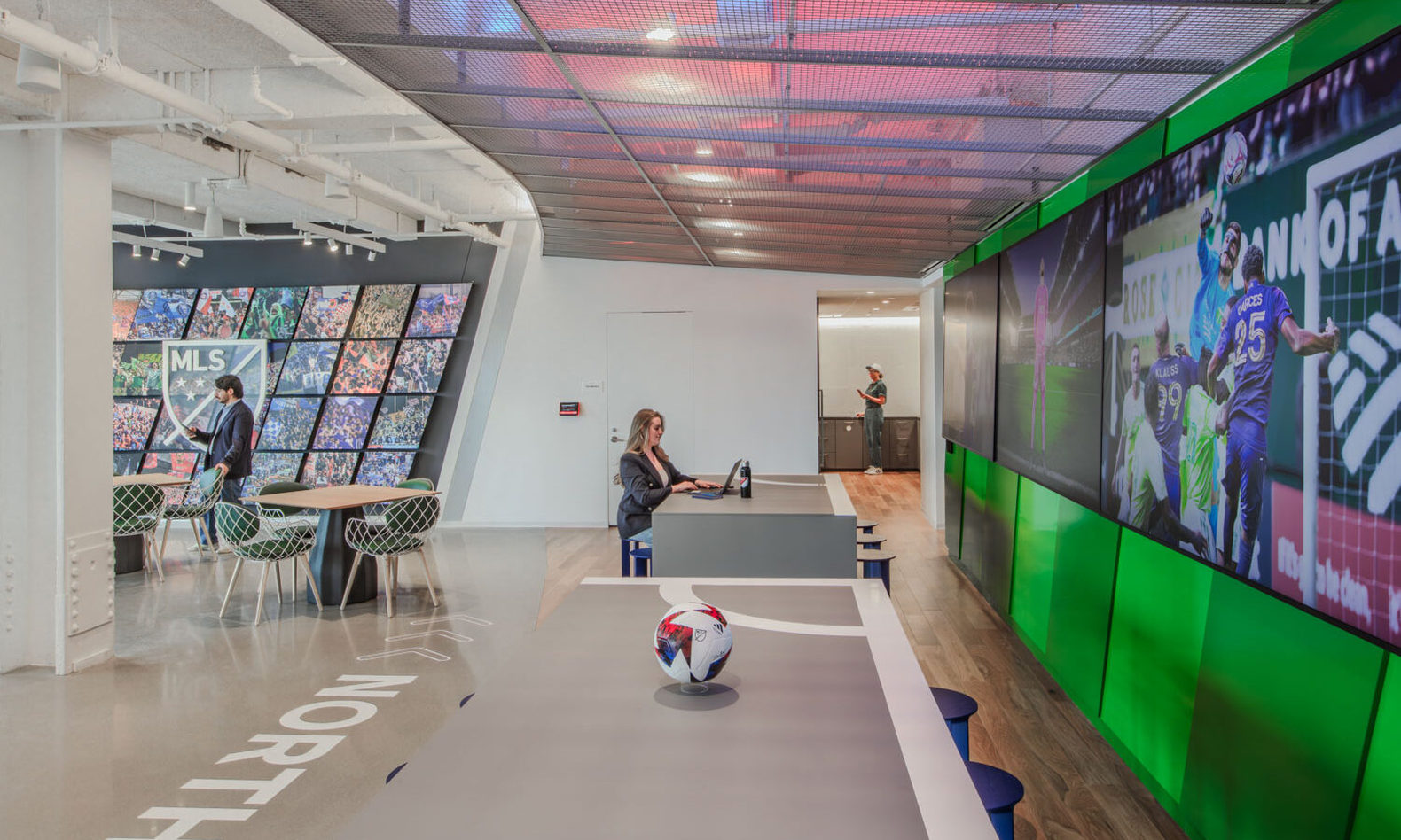 Inside MLS’s New Manhattan Headquarters Designed as an 'Office Stadium'