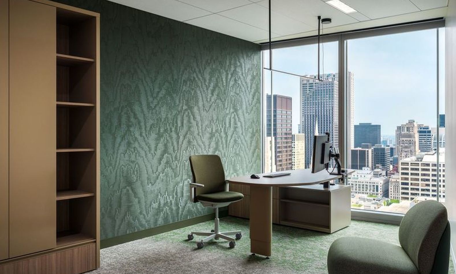 Dubai-based studio Roar reveals a law office in Chicago where the design language is deeply rooted in the city’s context