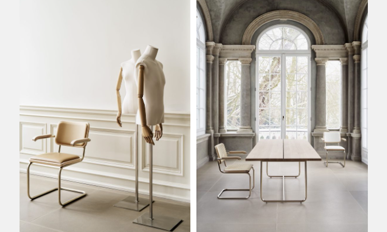 Jil Sander expands JS . Thonet collection with new table and lounge chair