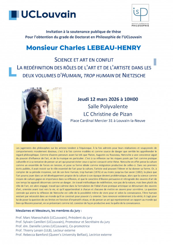 LEBEAU-HENRY_Charles_Invitation à la soutenance publique de thèse_affiche