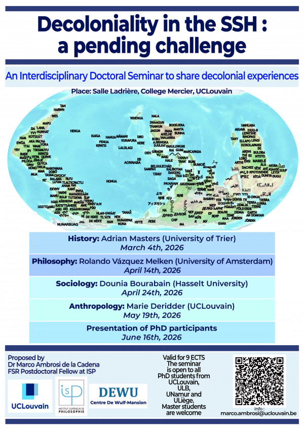 Affiche Decoloniality in the SSH a pending challenge 2025 version 22sept2025