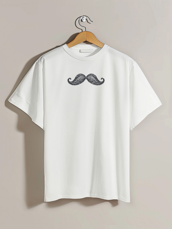 moustache t-shirt