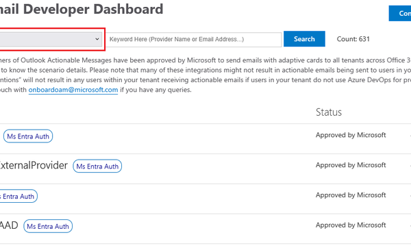 Did you know: Actionable Messages Admin Dashboard - Blog