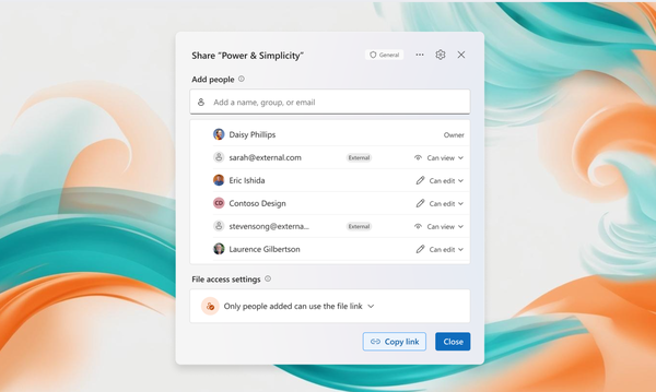A glimpse into the future of file sharing in Microsoft 365