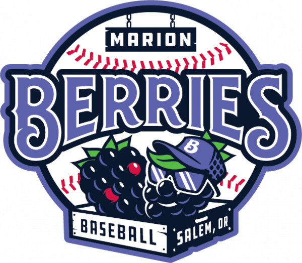 Marion Berries baseball team logo