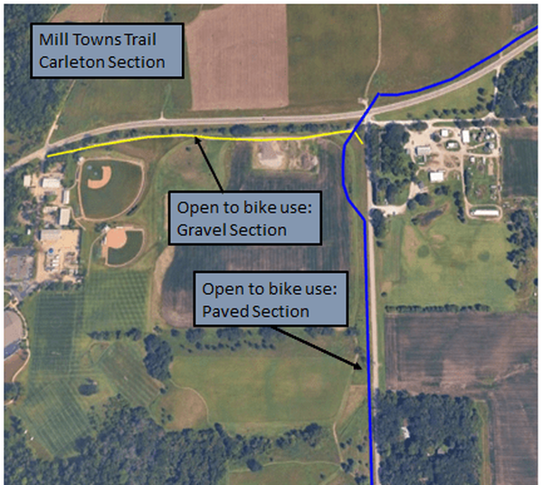 Mill Towns Trail Carleton Trail Map