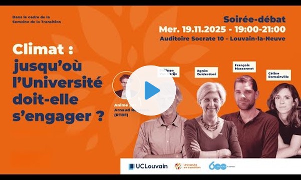 Climat : jusqu'où l'Université doit-elle s'engager ?