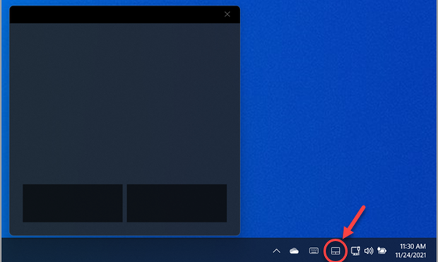 Enable and disable the virtual touchpad in Windows