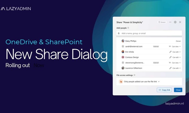SharePoint & OneDrive Hero Link - How the New Link Works