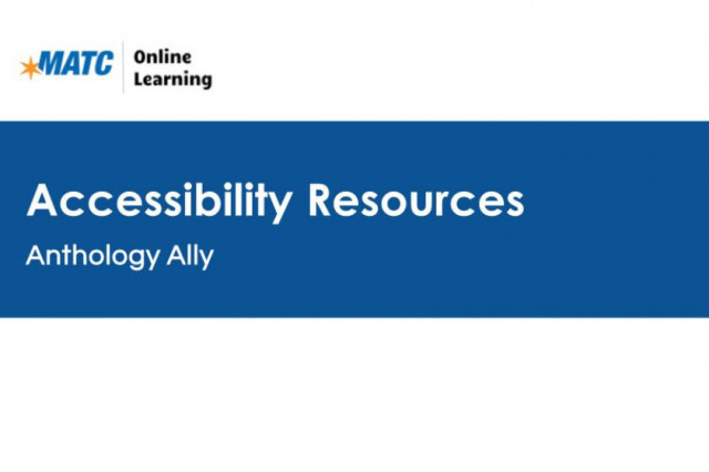 Accessibility Resources