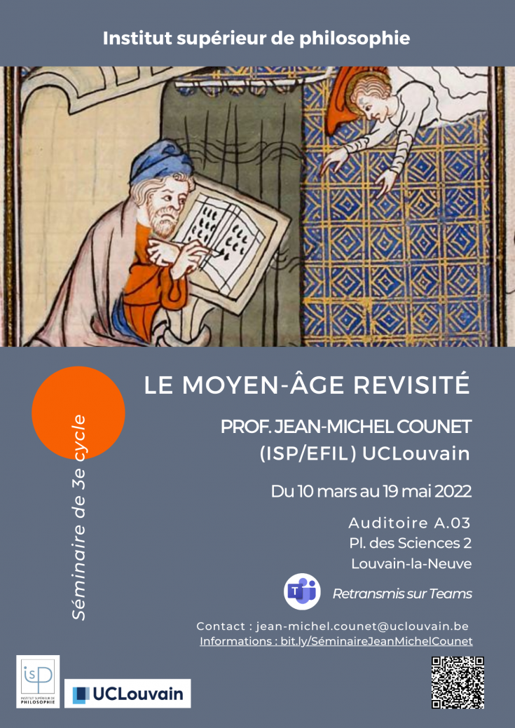 Le Moyen Age revisit&Atilde;&copy; - s&Atilde;&copy;minaire de 3e cycle - J-M Counet, UCLouvain