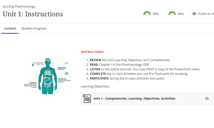 Screenshot example of an Ultra Document with advanced layout