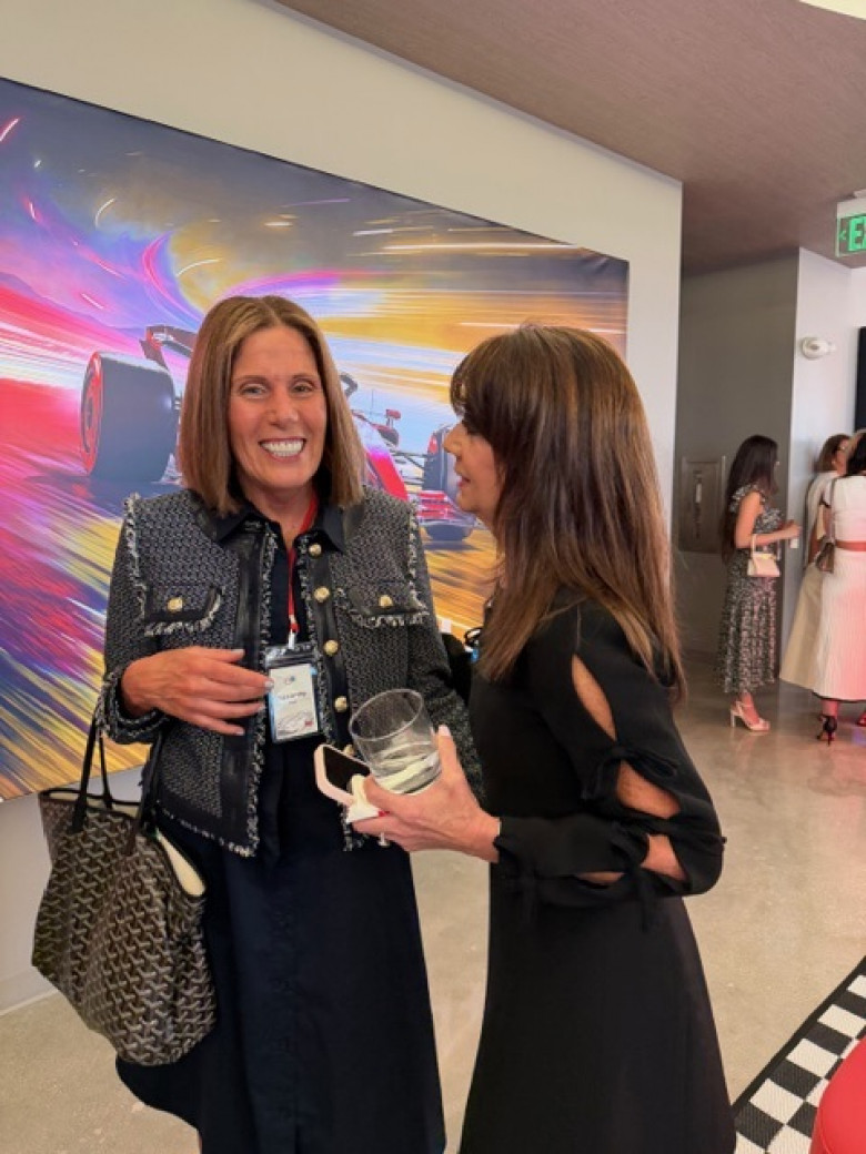 Suzanne Tron of The Viscusi Group with Elizabeth Guillory of Global